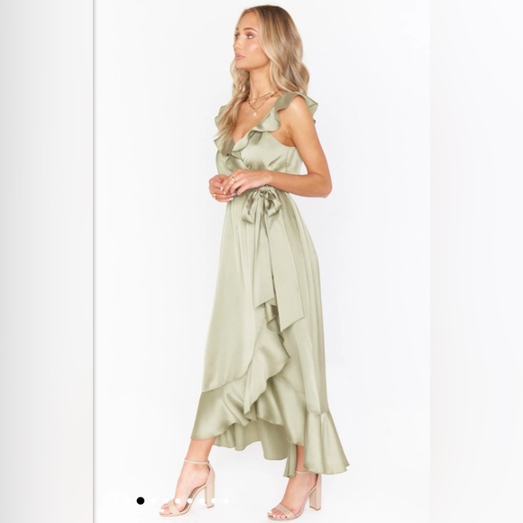 Show Me Your MuMu Dresses & Skirts - Show Me your Mumu Samantha Ruffle Wrap Dress